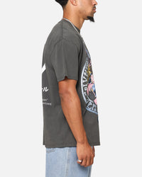 73Studio X Yu-Gi-Oh! Dark Magician Girl Card Heavyweight T-Shirt Black Wash