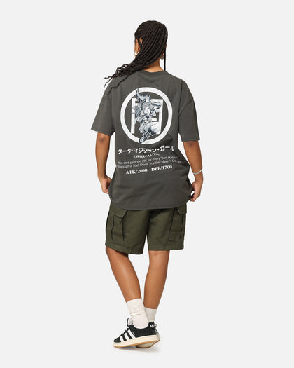 Goat Crew X Yu-Gi-Oh! Dark Magician Girl Card Heavyweight T-Shirt Black Wash