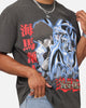 Goat Crew X Yu-Gi-Oh! Kaiba Blue Eyes Heavyweight T-Shirt Black Wash