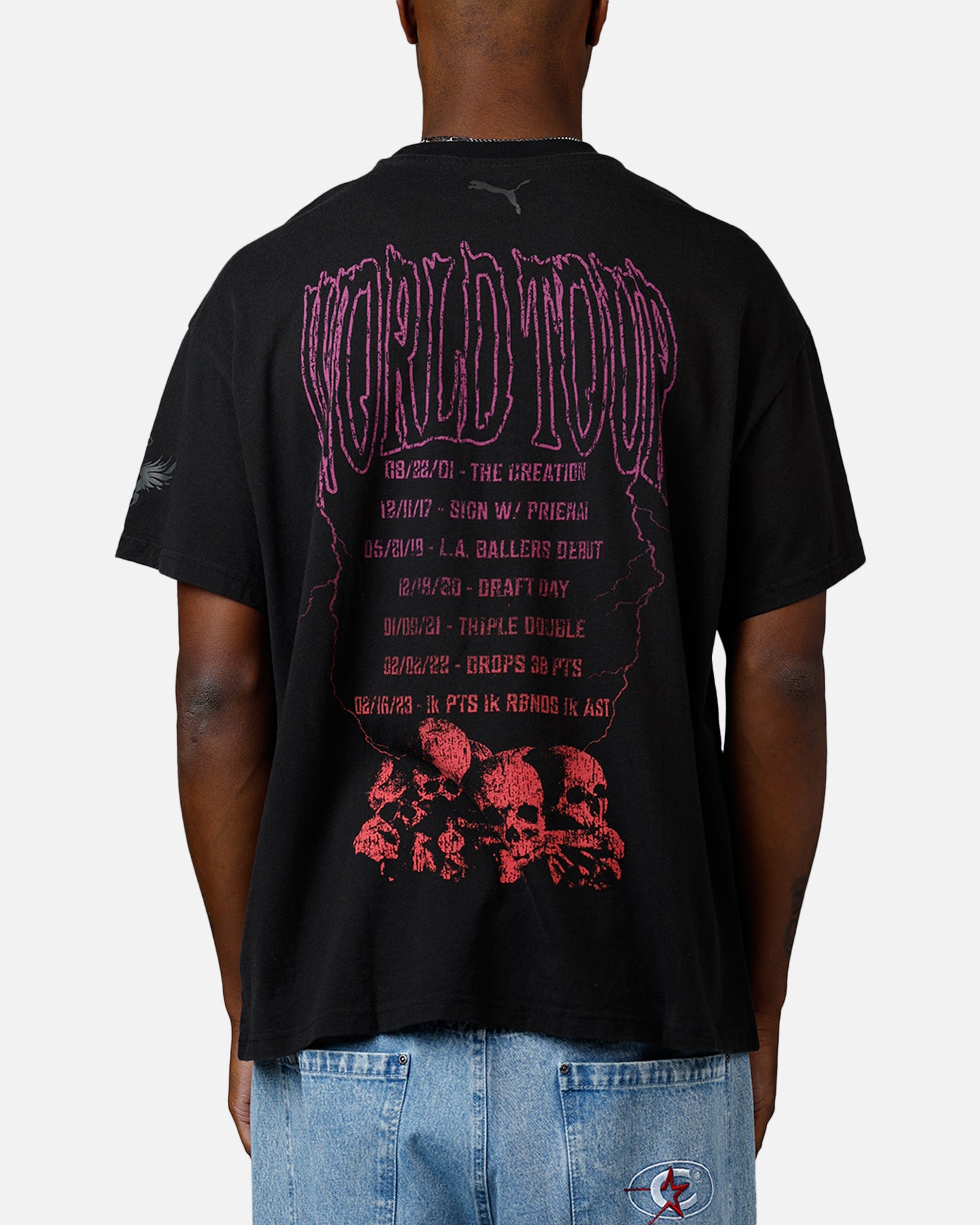 Puma x Lamelo Ball Lamelo World Tour T-Shirt Black | Culture Kings US