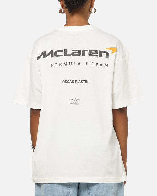 Mitchell & Ness X Mclaren Piastri Helmet T-Shirt Vintage White
