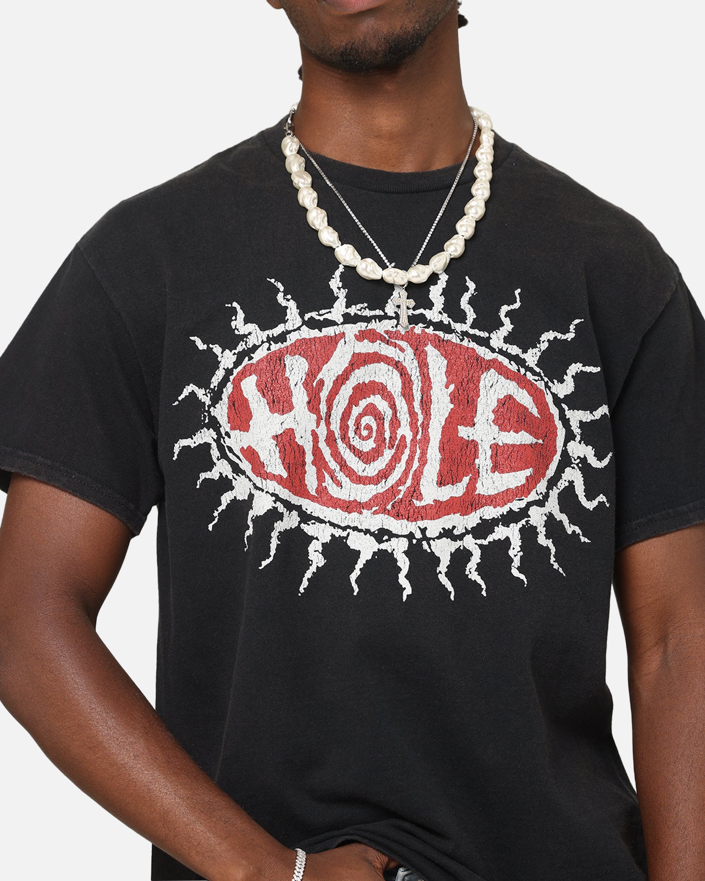 HOLE Tシャツ Hole Hole Vintage T-Shirt Black Vintage | Culture Kings US