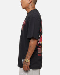 Mitchell & Ness Chicago Bulls 6-Time NBA Champions T-Shirt Faded Black