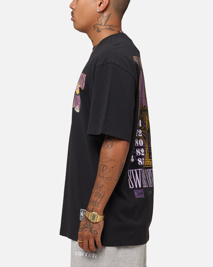Mitchell & Ness Los Angeles Lakers 17-Time NBA Champions T-Shirt Faded Black