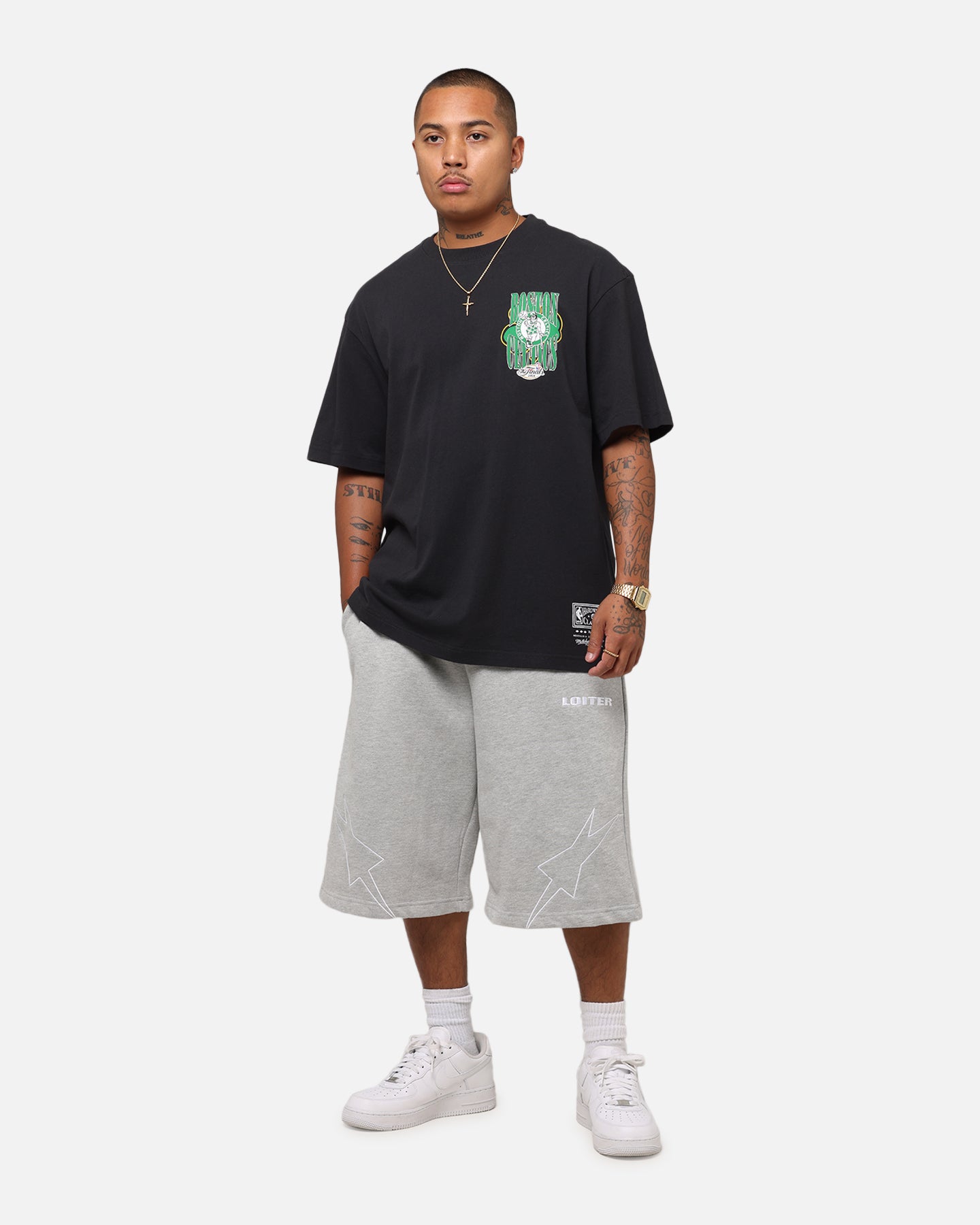 Mitchell & Ness Boston Celtics 18-Time NBA Champions T-Shirt Faded