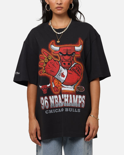 Mitchell & Ness Chicago Bulls '96 NBA Champs T-Shirt Faded Black