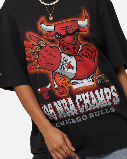 Mitchell & Ness Chicago Bulls '96 NBA Champs T-Shirt Faded Black