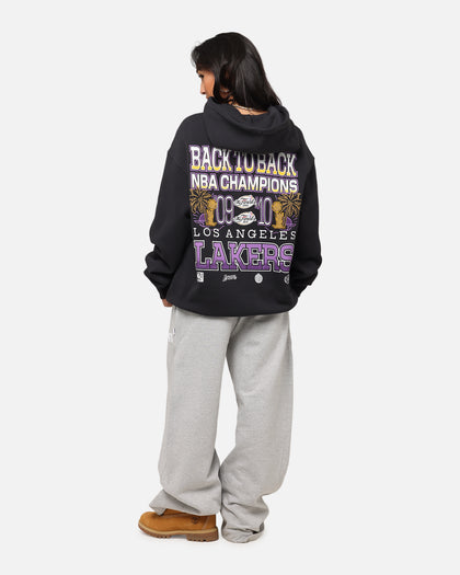 Mitchell & Ness Los Angeles Lakers Back To Back Hoodie Faded Black