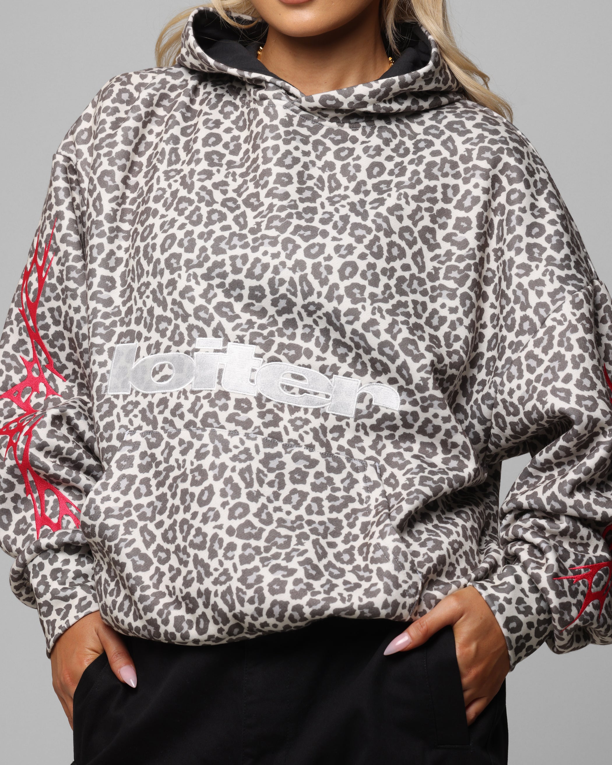 subculture サブカルチャーLEOPARD GIRL HOODIE Subculture LEOPARD GIRL HOODIE サブカルチャー