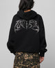 Loiter Metal Rhinestone Hoodie Black