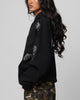 Loiter Metal Rhinestone Hoodie Black