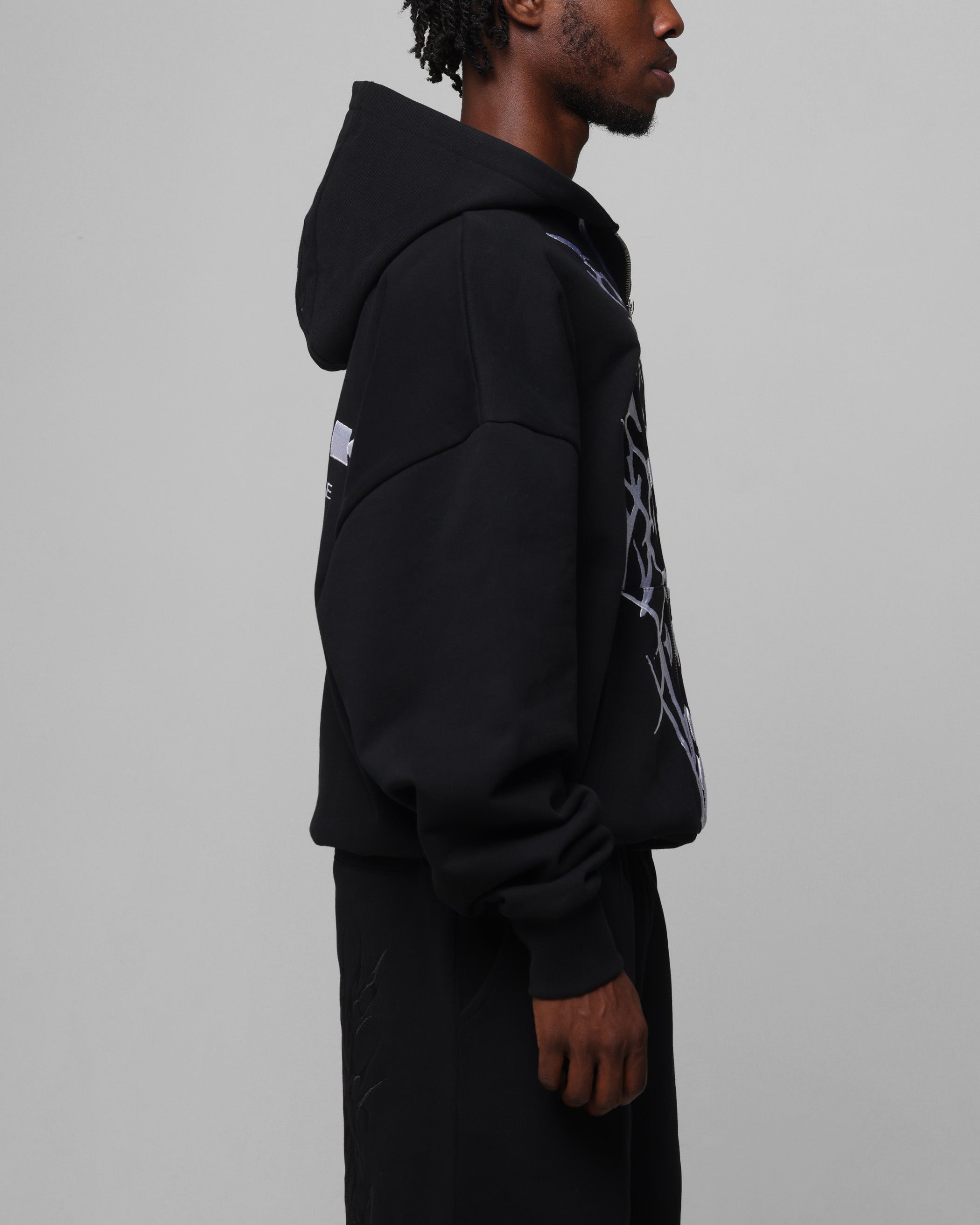 Loiter Blood Born Zip Hoodie Black | Culture Kings US