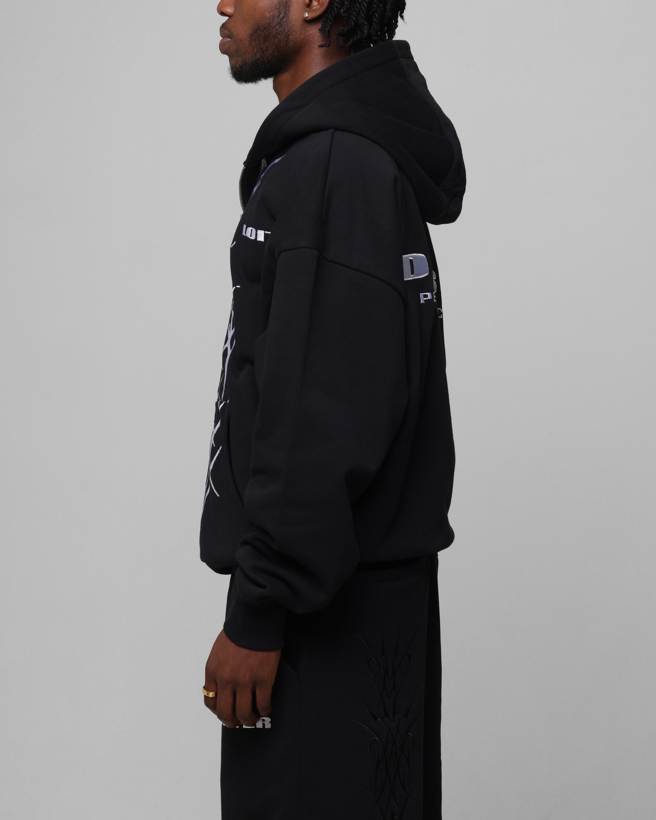 Loiter Blood Born Zip Hoodie Black | Culture Kings US