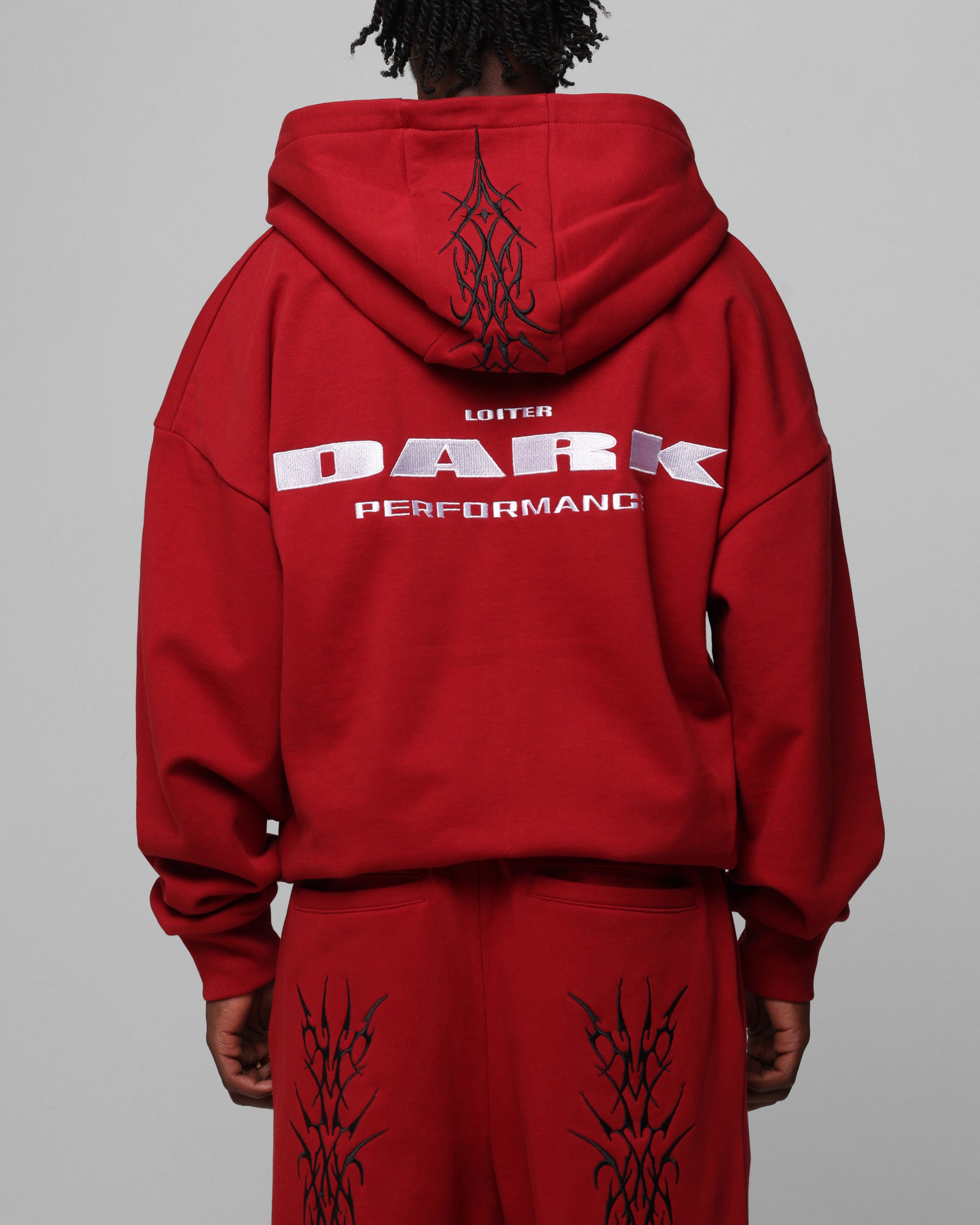 Loiter Blood Born Zip Hoodie Burgandy | Culture Kings US