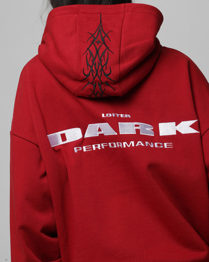 Loiter Blood Born Zip Hoodie Burgandy