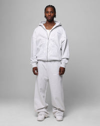 Loiter Blood Born Zip Hoodie Grey Marle