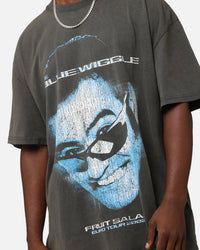 Goat Crew X The Wiggles Blue Wiggle Heavy T-Shirt Black Wash