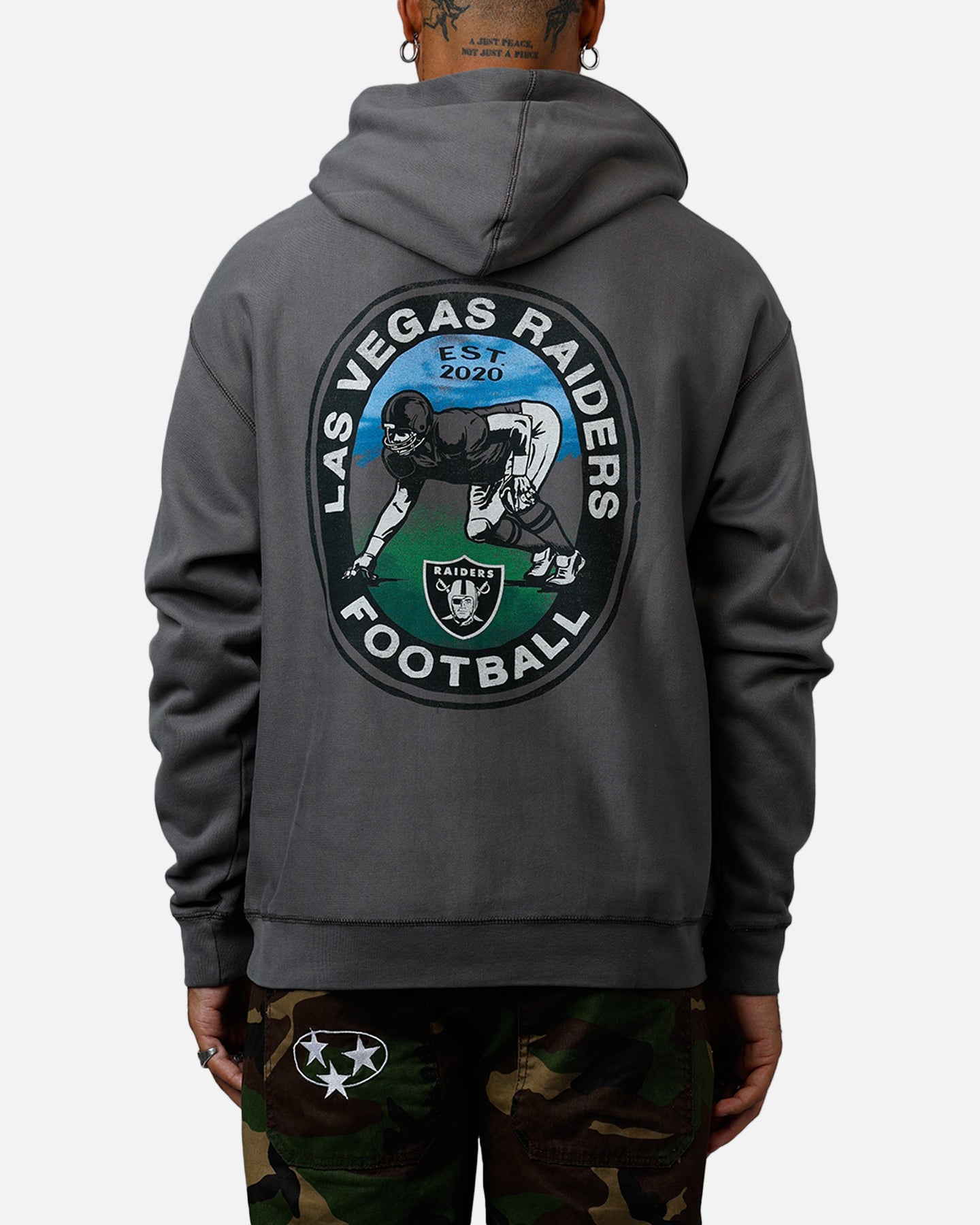 47 Brand Las Vegas Raiders Boot Path Hoodie Dark Cinder | Culture