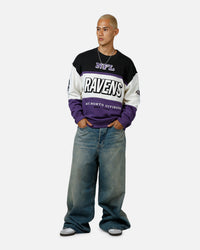 47 Brand Baltimore Ravens Maximalist Crewneck Black/Purple