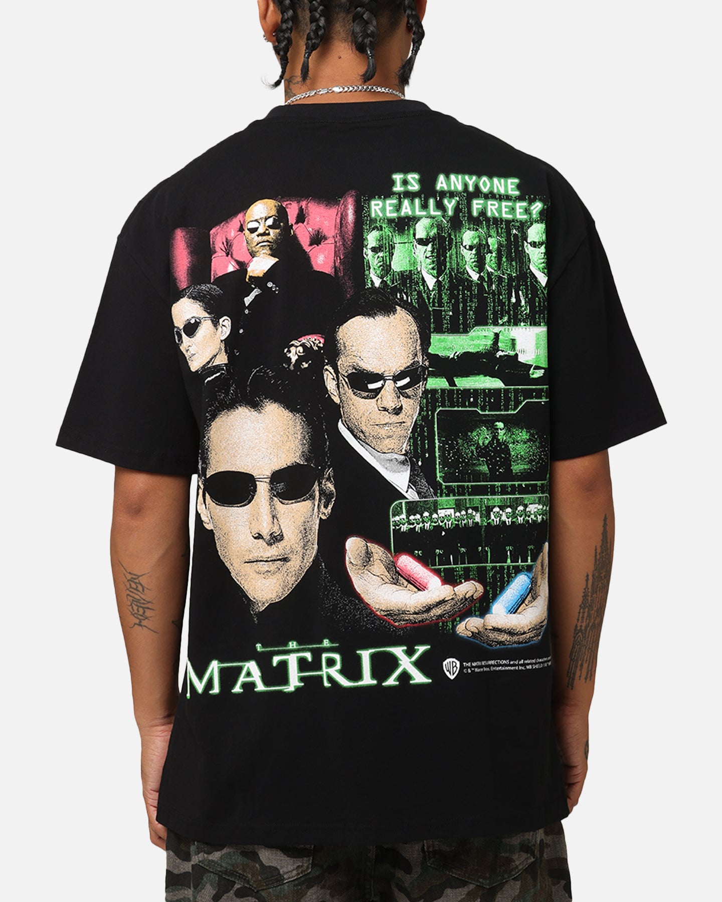 American Thrift X The Matrix Pills Heavy T-Shirt Black | Culture
