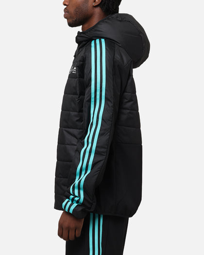 adidas x Mercedes-AMG PETRONAS Formula One F1 DNA Puffer Jacket Black/White