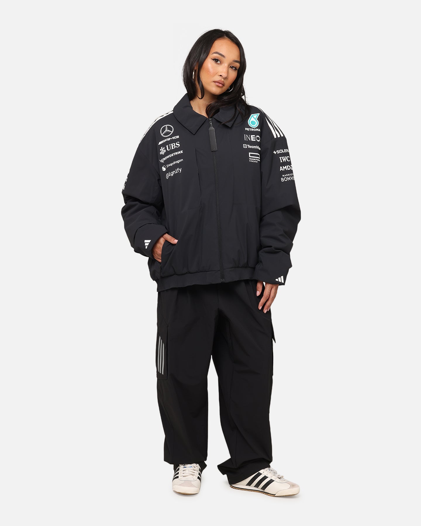 adidas Mercedes AMG Petronas ジャージ Mサイズ adidas Men's Mercedes-AMG Petronas Formula One Team Track
