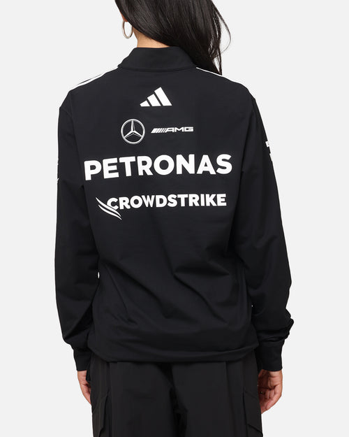 adidas x Mercedes-AMG PETRONAS Formula One F1 2025 Team Quarter Zip Jacket Black/White