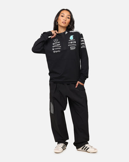 adidas x Mercedes-AMG PETRONAS Formula One F1 2025 Team Quarter Zip Jacket Black/White