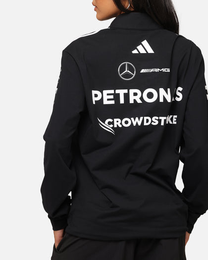 adidas x Mercedes-AMG PETRONAS Formula One F1 2025 Team Quarter Zip Jacket Black/White