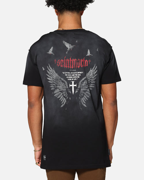 Saint Morta Amorfati Lafayette T-Shirt Sunfade Black