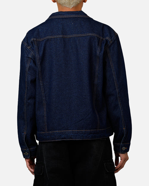 Saint Morta Boxy Denim Jacket Indigo/Tan
