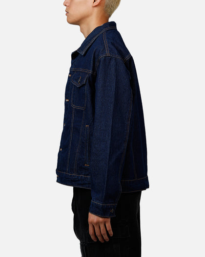 Saint Morta Boxy Denim Jacket Indigo/Tan