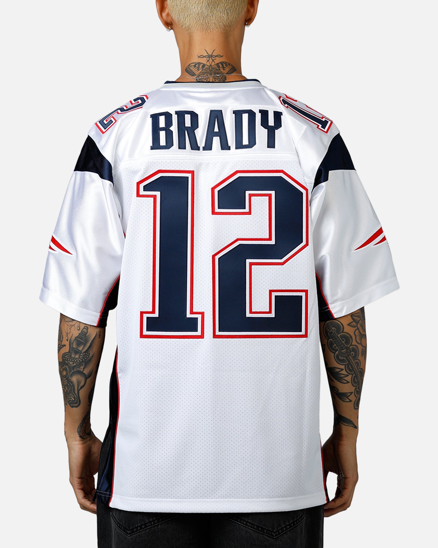 Mitchell & Ness New England Patriots Tom Brady #12 2000 Jersey White |  Culture Kings US