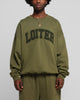 Loiter Arch Premium Crewneck Khaki
