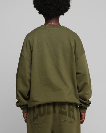 Loiter Arch Premium Crewneck Khaki