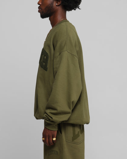 Loiter Arch Premium Crewneck Khaki