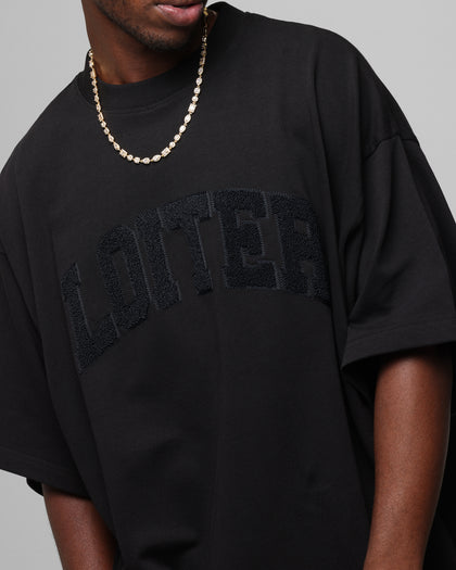 Loiter Arch Premium Boxy T-Shirt Black