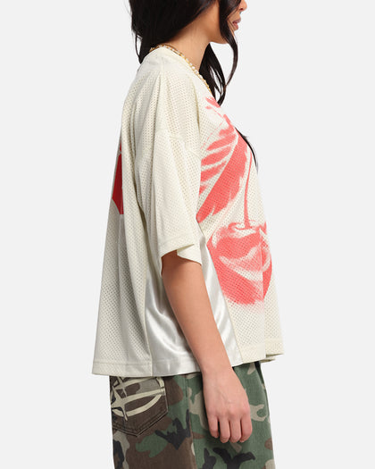 Loiter Cherry Jersey Off White/Red