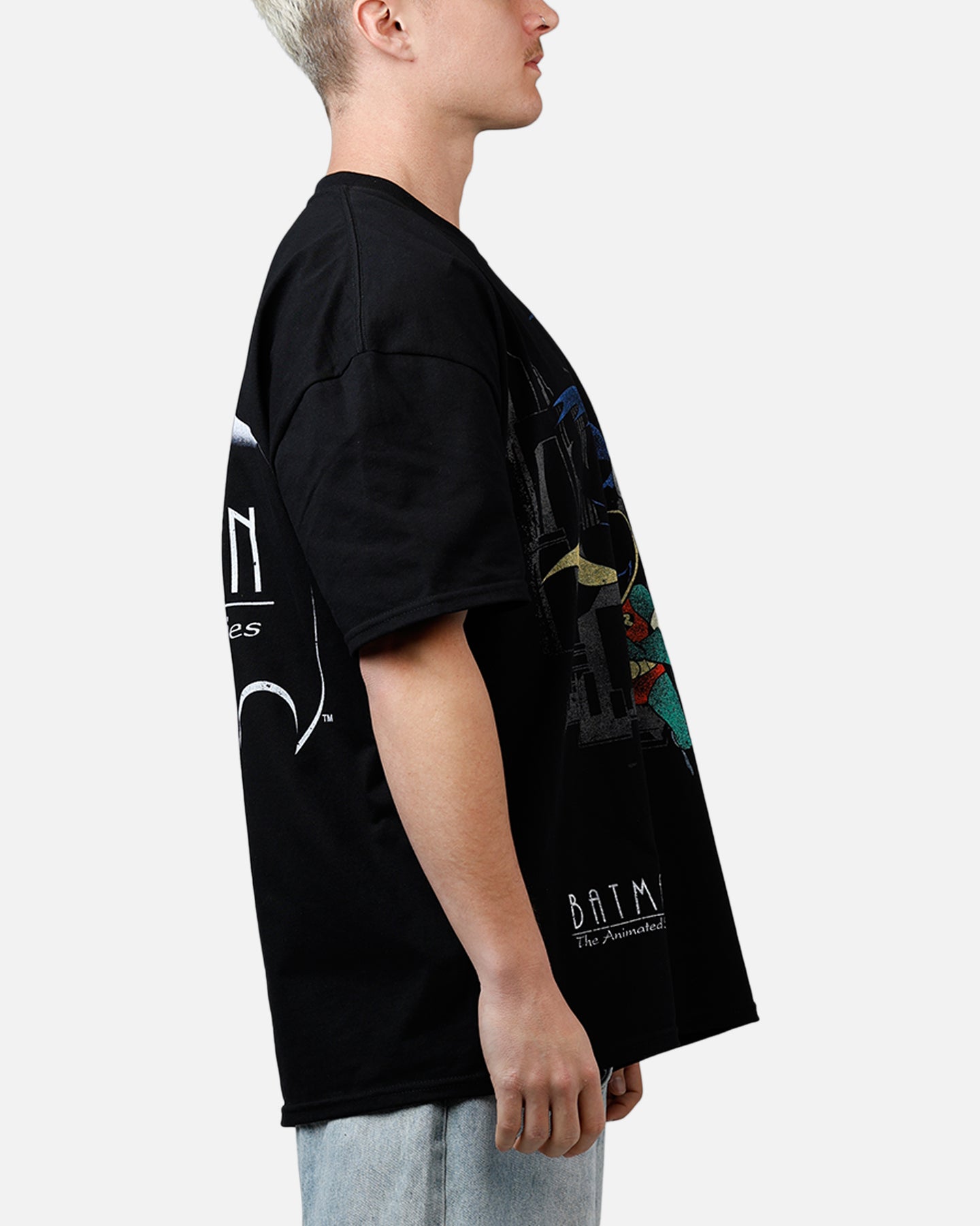 73Studio X DC 1992 Batman And Robin Heavyweight T-Shirt Black