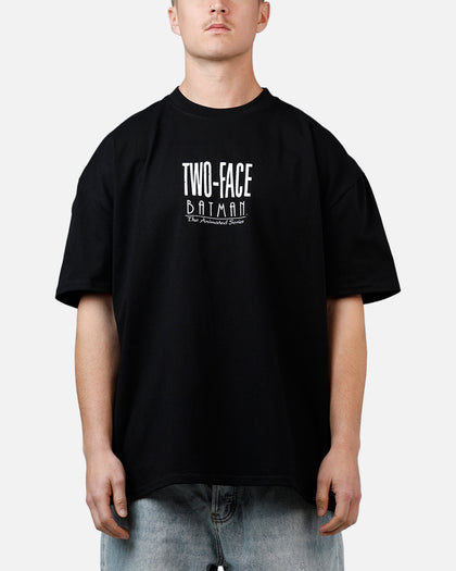 73Studio X DC Batman Two Face Heavyweight T-Shirt Black