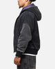 Saint Morta Hooded Workwear Jacket Black/Grey
