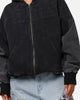 Saint Morta Hooded Workwear Jacket Black/Grey