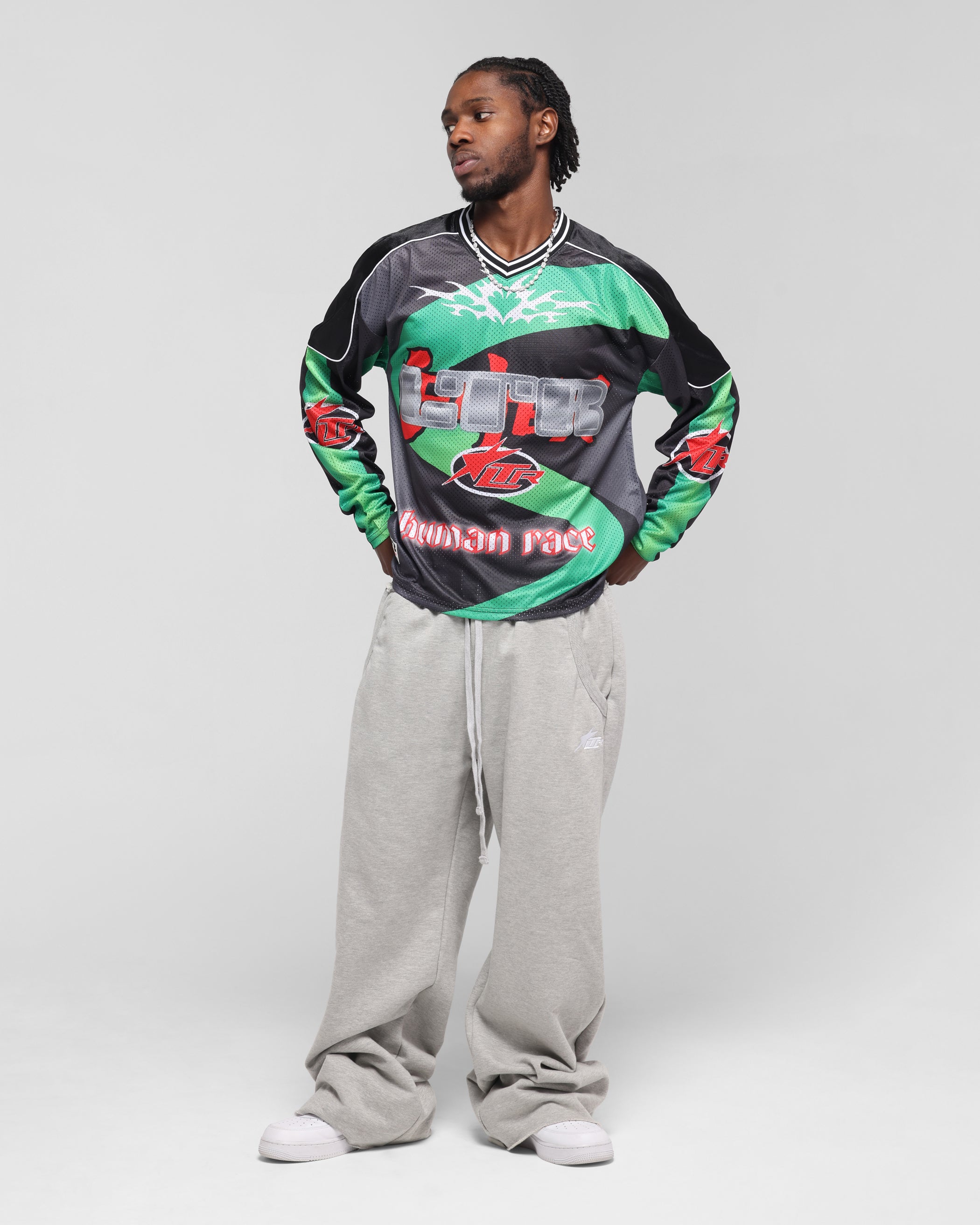Loiter Cyber Hockey Jersey Black/Multi | Culture Kings US