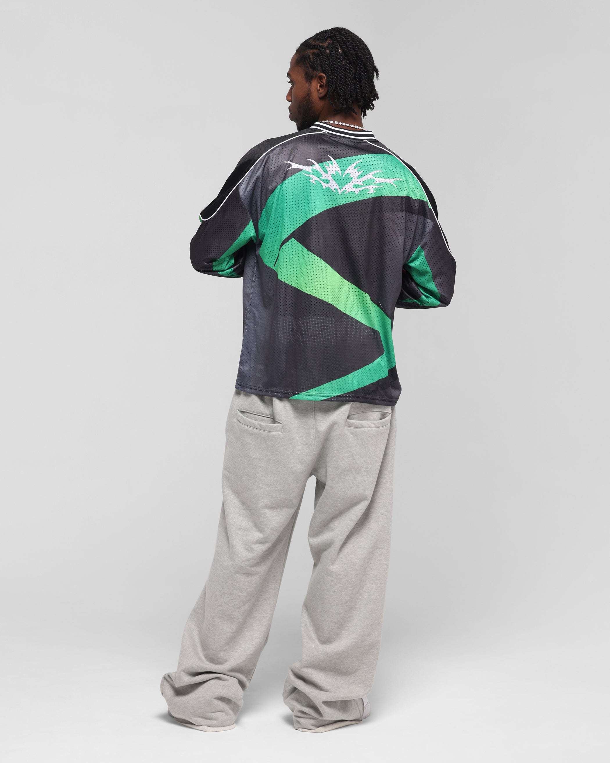 Loiter Cyber Hockey Jersey Black/Multi | Culture Kings US