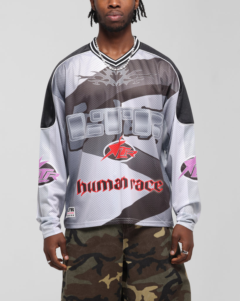 Loiter Cyber Hockey Jersey Grey/Black | Culture Kings US