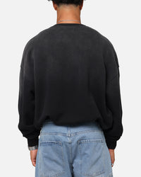 Saint Morta Spray Logo Crewneck Black