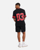 Carre Rose Football T-Shirt Black/Red