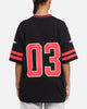 Carre Rose Football T-Shirt Black/Red