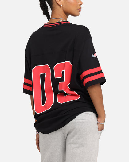 Carre Rose Football T-Shirt Black/Red