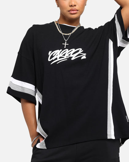 Carre Graffiti Waffle T-Shirt Black